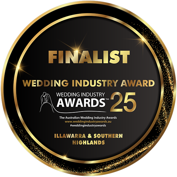 Australian Wedding Industry Awards Finalist 2025 Illawarra Southern Highlands