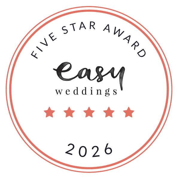 Easy Weddings 5 Star Award 2026