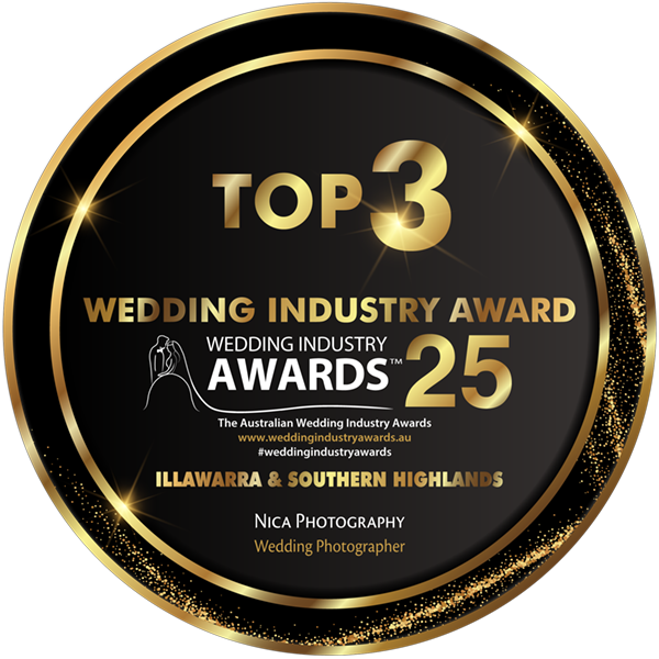 Wedding Industry Awards - Southern Highlands Illawarra Top 3 Wedding Photographer